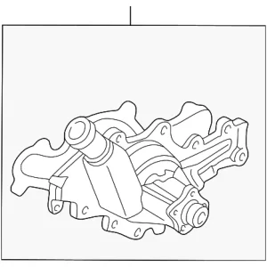 Water Pump Assembly - Mazda (ZZM5-15-010A)