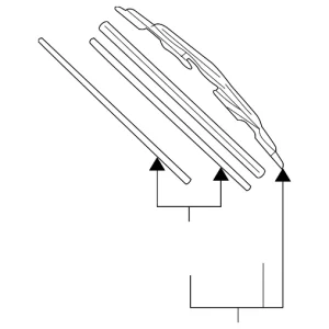 Wiper Blade - Mazda (LC62-67-330)