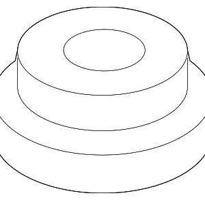 Differential Mount Lower Insulator - Mazda (UC86-39-540A)