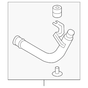 Intake Pipe - Mazda (BP8J-13-230D)