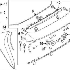 Spoiler Bolt - Mazda (KMV6-50-7M5)
