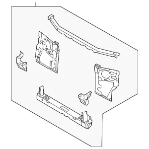 Radiator Support - Mazda (GD7A-53-100C)