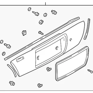 Finish Panel - Mazda (GGYA-50-850D)