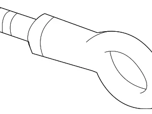 Tow Hook - Mazda (VA40-50-EJ1)