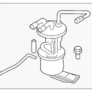 Fuel Pump And Sender Assembly - Mazda (ZZEB-13-35X)