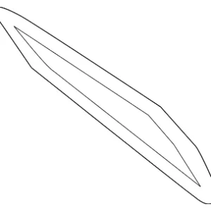 Exterior Door Handle Cover Gasket - Mazda (KD53-58-414)