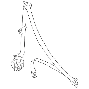 Lap & Shoulder Belt - Mazda (B25D-57-690B-90)