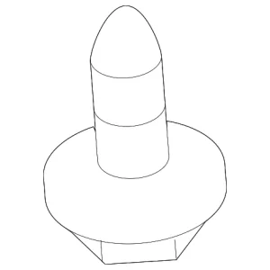 Window Switch Screw - Mazda (BS4H-68-408)