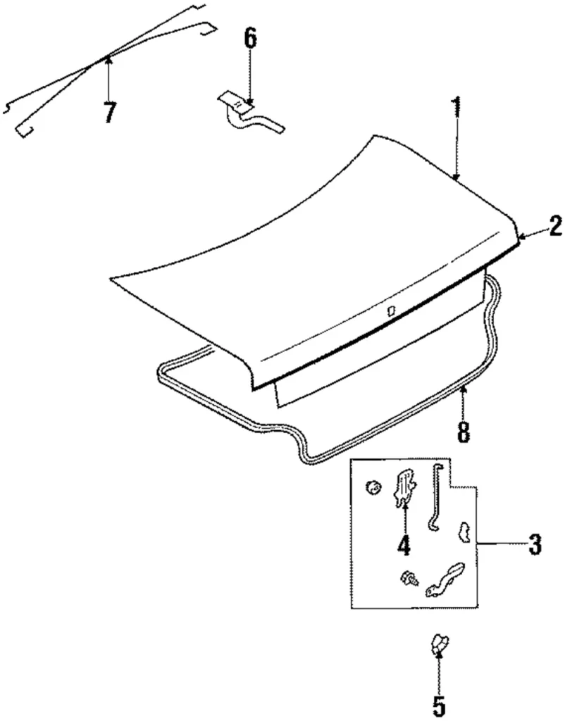 Molding - Mazda (H260-50-941)