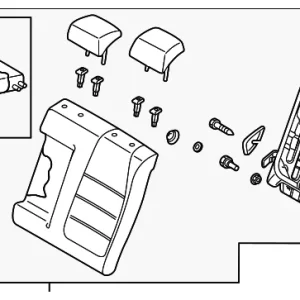 Seat Back Assembly - Mazda (GRV2-57-400-02)