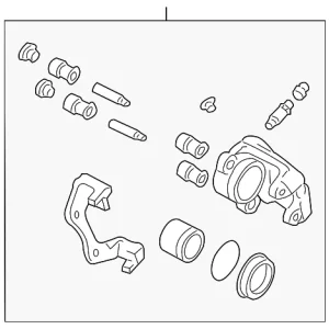 Disc Brake Caliper - Mazda (ZZC0-33-61X)