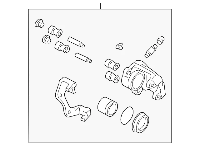 Disc Brake Caliper - Mazda (ZZC0-33-61X)