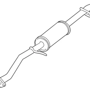 Resonator W/Pipe - Mazda (YF03-40-3A0B)