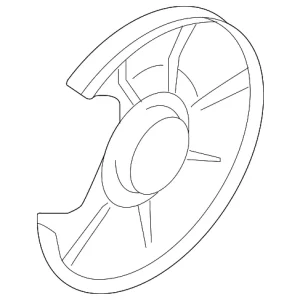 Splash Shield - Mazda (NF47-26-261A)