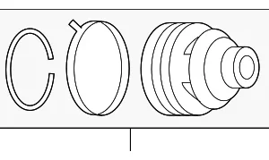 Inner Boot - Mazda (GP27-22-540)