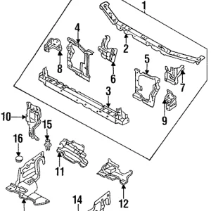 Support Assembly - Mazda (GA2A-53-100U)