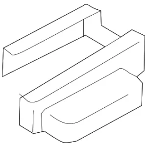 Rear End Track Cover - Mazda (DJ01-57-054-02)