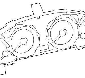 Speedometer - Mazda (GBD7-55-471D)