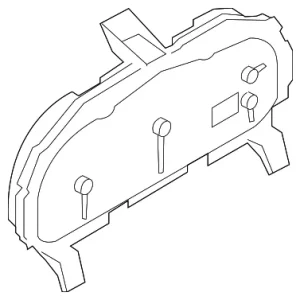 Instrument Cluster - Mazda (EG66-55-471E)