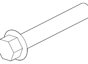 Instrument Panel Upper Bolt - Mazda (9XG1-10-977L)