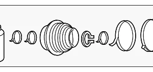 Outer Boot - Mazda (GD00-22-530)