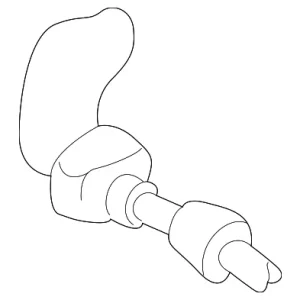 Brake Hose - Mazda (1FAA-43-990)
