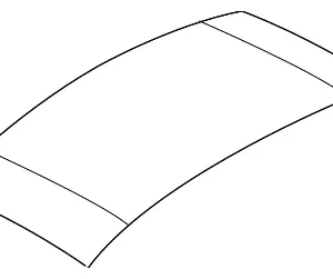 Front Roof Panel - Mazda (NE52-R1-630E-50)