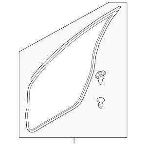 Door Weather-Strip - Mazda (D10E-58-760)
