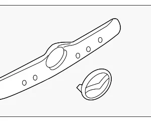 Tail Gate Molding - Mazda (EC01-50-810K)