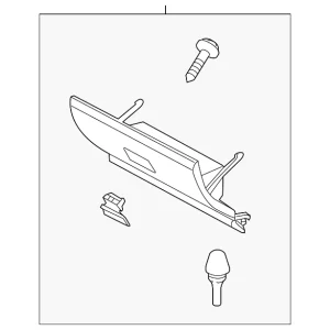 Glove Box Door - Mazda (C235-64-030F-02)