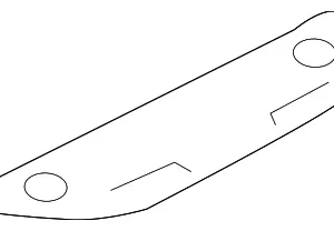 Guard(L) Rear Bumper - Mazda (DLSE-50-371)