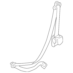 Lap & Shoulder Belt - Mazda (GD7A-57-790D-29)