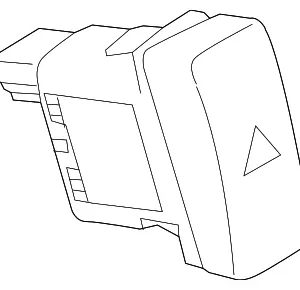 Hazard Switch - Mazda (KD45-66-4H0)