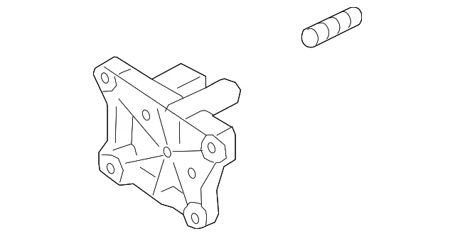Cv Axle Shaft Carrier Bearing Bracket - Mazda (F2A7-25-740)