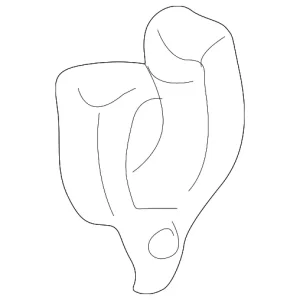 Drain Hose Clip - Mazda (BJ29-69-923B)