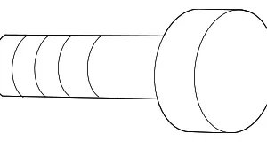 Throttle Body Bolt - Mazda (9XF0-03-057L)