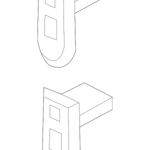 Grille Support Bracket - Mazda (B63B-50-153)