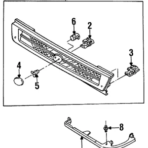 Grille Assembly - Mazda (BBYD-50-710A)