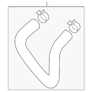 Water Hose - Mazda (SH01-13-690)