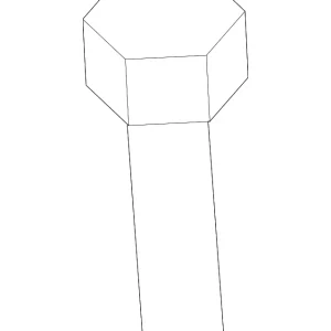 Finish Molding Mount Bolt - Mazda (9072-00-616)
