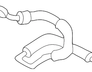 Outlet Pipe - Mazda (T001-32-420A)