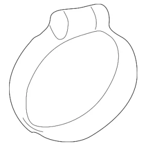 Outlet Tube Clamp - Mazda (YF09-13-735)