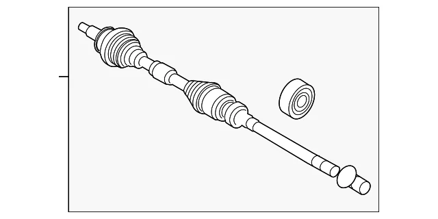 Axle Assembly - Mazda (FTH4-25-50X)