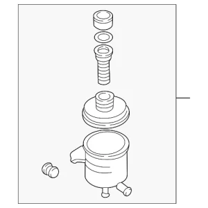 Reservoir Assembly - Mazda (LC62-32-690)