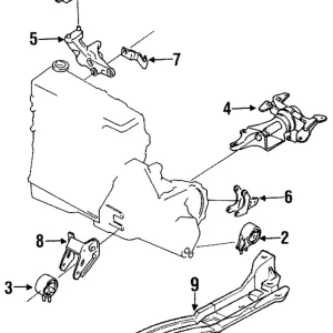 Side Mount Bracket - Mazda (BR74-39-010C)