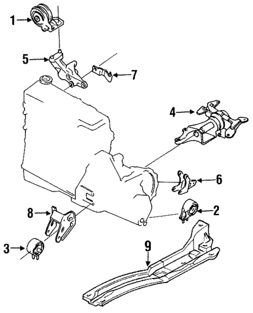 Side Mount Bracket - Mazda (BR74-39-010C)