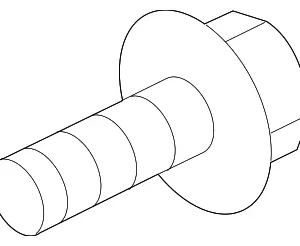 Crankshaft Pulley Bolt - Mazda (SH01-11-406A)