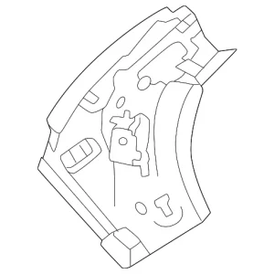 Upper Pillar Reinforced - Mazda (KMV6-70-4H0A)
