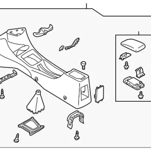 Console Assembly - Mazda (B25N-64-420A-43)