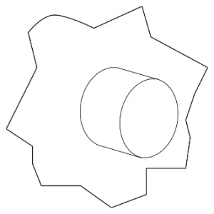 Adjust Knob - Mazda (ZZCA-88-172-29)